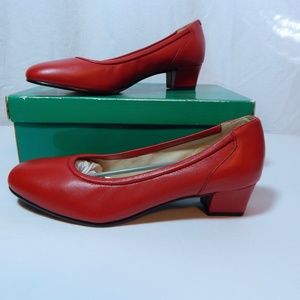 New Red Women's Pumps David Tate Supreme 7W Shoes
